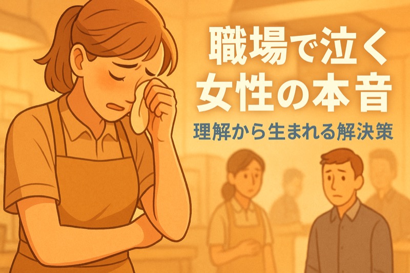 職場で泣く女がうざい