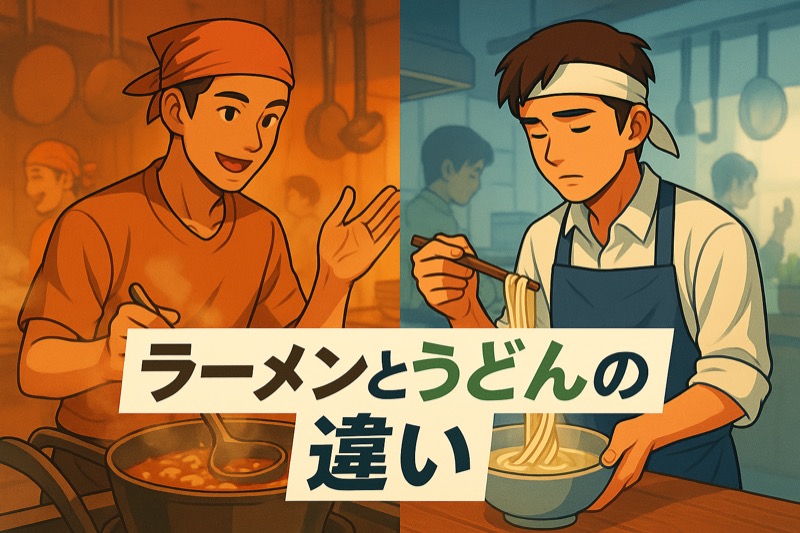 ラーメンとうどの違いを解説