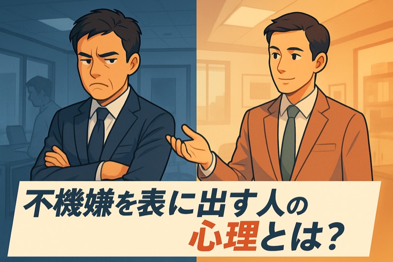 不機嫌を表に出す人の心理とは