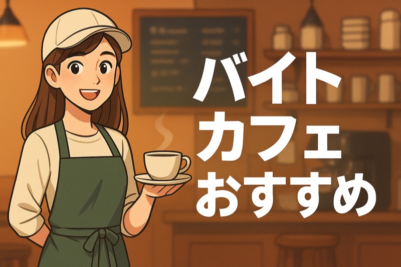 バイトにカフェをおすすめする理由