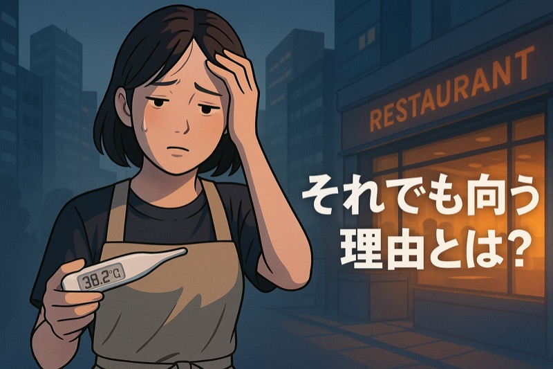 体調悪いのに出勤してくる人