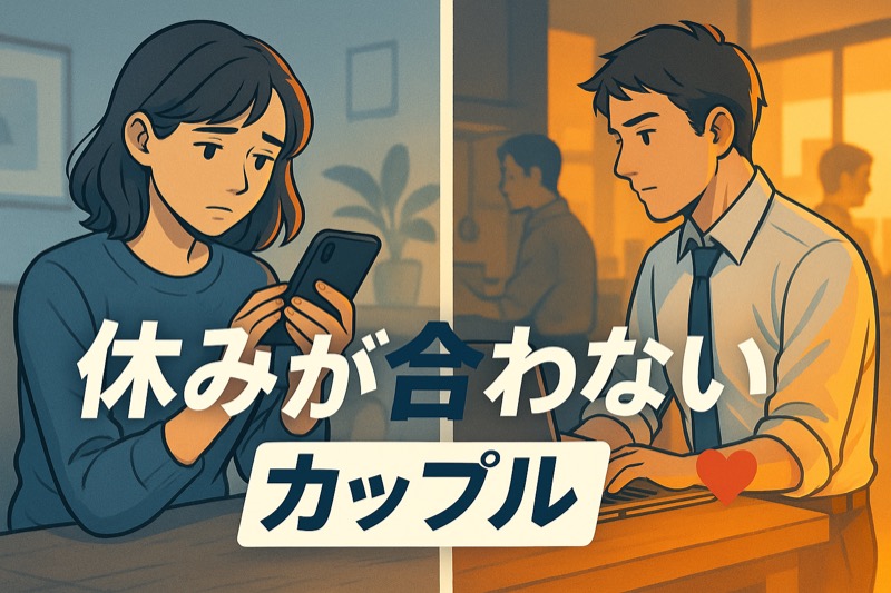 休みが合わないカップルの事情