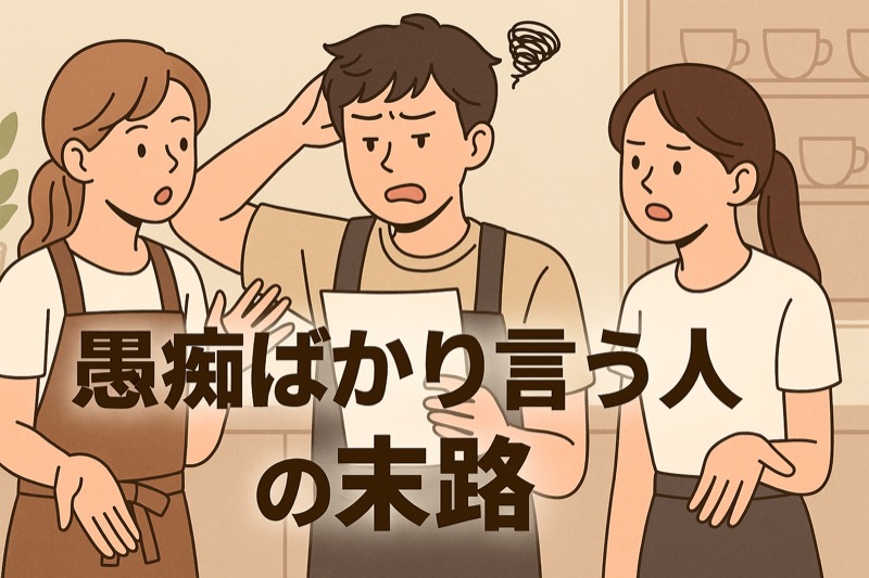 愚痴ばかり言う人の末路